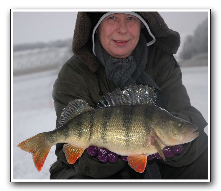  Birthe Andreasen med  storaborre på 1610 gr.