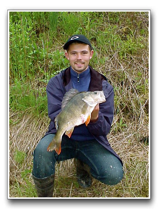Morten J. Pedersen med jysk aborre på 2.050 kg