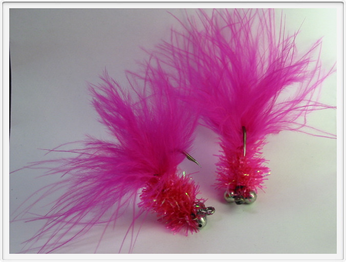 Pink Perky er min favorit og det er den jeg har fanget de fleste aborre på om vinteren.